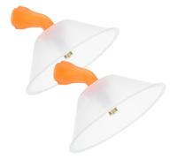 Healifty Lot de 2 Buses de Pulvérisation Agricole Coniques Pare-Vent Transparent, Tête D’arrosage Réglable 10 Cm, Accessoires Anti-dérive pour Pulvérisateur Basse Pression, Usage Jardin