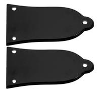 Healifty Lot de 2 Caches-Tiges de Réglage pour Guitare Électrique en ABS Noir à 3 Trous Accessoires de Réparation pour Manche de Guitare Protection Solide et Remplacement Pratique