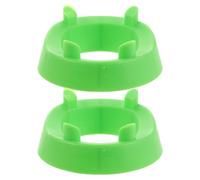 Healifty Lot de 2 de Ballons Verts pour Football et Basketball Base Ronde 115 X 4 CM en Plastique Léger Rangement Stable et Compact pour Présentation Sportive et Organisation Intérieure