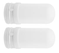 Healifty Lot de 2 Filtres à Eau de Remplacement pour Robinet Filtre Céramique Diatomite Anti-Chlore et Métaux Lourds Compatible Purificateur Domestique Cartouche Filtrante pour Eau