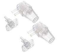 Healifty Lot de 2 Filtres pour Appareils de Beauté Système de Filtration Huile-Eau Haute Précision Séparateur Liquide-Liquide Compatible Microdermabrasion Accessoires Filtration Eau et