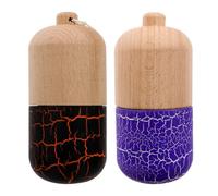 Healifty Lot de 2 Jouets Kendama en Bois Hêtre, Pilule à Attrape, Coordination Œil-Main, Jouets Éducatifs pour Garçon et Filles, Jeu D’équilibre Intérieur et Extérieur, Couleur Aléatoire