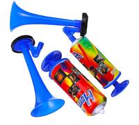 Healifty Lot de 2 Klaxons à Air Manuels Bleus Pompe à Main en Plastique Klaxon de Match de Football Corne de Brume pour Événements Sportifs Fêtes et Encouragements en Extérieur