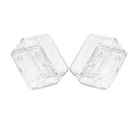 Healifty Lot de 2 Mécanismes Transparents de Boîte à Musique à Manivelle en Plastique, Accessoires DIY pour Réparation et Assemblage, Kit de Pièces pour Boîtes à Musique Vintage