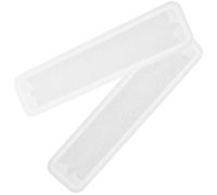 Healifty Lot de 2 Moules en Silicone pour Résine Époxy Moules Rectangulaires à Marque-Pages DIY Outils de Création pour Signets en Époxy Cristal Flexibles et Solide Adaptés à