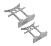 Healifty Lot de 2 Ornements Aquarium Torii en Pierre Simulée, Décoration Paysagère de Jardin et Bonsaï, Résistant Extérieur, Accessoires DIY pour Aquarium Eau Douce, Micro Paysage, 1 Petit