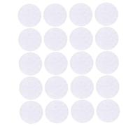 Healifty Lot de 2 Paquets 100 Filtres Ronds en Coton Filtrant Blanc 10x1 Mm pour Microdermabrasion Beauté Usage Professionnel et Domestique