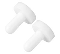 Healifty Lot de 2 Pilons à Tarte Ronds 8 CM en Plastique Alimentaire Poignée Ergonomique Presse-Pâte Antiadhésif pour Moules à Tartelettes Quiches et Pâtisseries Outil de Pâtisserie