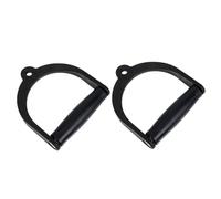 Healifty Lot de 2 Poignées d'exercice Résistantes à l'usure en Matériau Solide, Poignée Professionnelle Ergonomique pour Bande Élastique, Accessoire Fitness pour Musculation