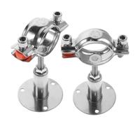 Healifty Lot de 2 Porte-Bouteilles Muraux Réglables 38-40Mm à 50-95Mm Casier à Vin Individuel en Métal Support Mural Décoratif pour Rangement Bouteilles de Vin et Boissons la Cuisine et