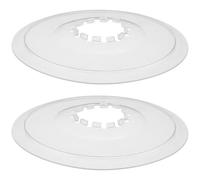 Healifty Lot de 2 Protège-Volants D’Inertie Transparents en Plastique ABS Diamètre Extérieur 138 MM pour Vtt 5-7 Vitesses Accessoires pour Rayons de Roue de Vélo Protection de Pignon