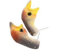 Healifty Lot de 2 Têtes D'hirondelle Réalistes en Matériau Solide pour Enseignement Scientifique, Modèle de Simulation Pédagogique et Décoration de Jardin, Figurines Ornements Naturalistes