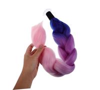 Healifty Lot De 2 Tresses pour Casque Accessoires pour Cheveux Décorations pour Tresses Extensions De Cheveux Pré-Étirées pour en Fibre Chimique