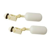 Healifty Lot de 2 Vannes à Flotteur Automatiques Prolongées pour Abreuvoirs à Bétail, Accessoires pour Porcs, Bovins et Moutons, Contrôle Précis du Niveau D'eau, Matériau Fiable,