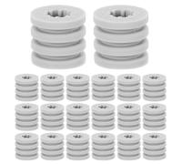 Healifty Lot de 20 Coussinets en Silicone Antichoc et Isolation des Vibrations pour Disque Dur et Circuit Imprimé, Matériau Souple à Quatre Couches, Coussin Épais Anti-collision