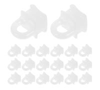 Healifty Lot de 200 Crochets de Poulies en Plastique pour Rail de Rideau Coulissant Galets Robustes pour Glissières de Rails de Rideaux Compatibles Installation Facile pour Rideaux à Clip