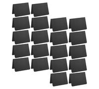 Healifty Lot de 21 Petits Tableaux Noirs Effaçables A-Type Mat 10 X 76 X 02 CM Tableau de Menu Café et Restaurant Panneau D’Affichage Réutilisable pour Buffets Mariages et Pâtisseries