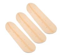 Healifty Lot De 3 Planches De Skateboard Vierges pour l'art Petites Planches De Skateboard Vierges pour Graffitis en