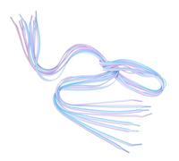 Healifty Lot de 4 Lacets Plats en Polyester 120 Cm Lacets de Chaussures en Polyester Blanc Bleu Rose pour Chaussures de Course Accessoires pour Baskets Décontractées
