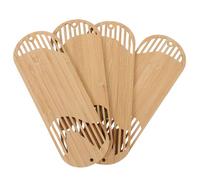 Healifty Lot de 4 Marque-pages en Bambou Vierges 14 X 5 Cm, Délicats et Légers, Style Chinois, pour Lecture, Décorations Diy, Accessoires pour Amoureux des Livres et Fournitures Scolaires