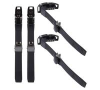 Healifty Lot de 4 Sangles Réglables Noires Boucle pour Patins à roulettes, Accessoires de Fixation Compatibles pour Rollers Homme et Femme, Remplacement Solide pour Patins à Roues