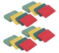 Healifty Lot De 40 Cales D'Espacement En Plastique Pour Nivellement De Cadre Extérieur