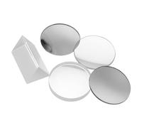 Healifty Lot de 5 set de Lentilles Optiques en Verre Transparent 3Cm-5Cm pour Expériences de Physique Enseignement Scientifique en Laboratoire Kit Pédagogique Optique pour Démonstrations