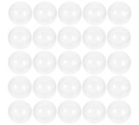 Healifty Lot de 50 boules en plastique à remplir, boules acryliques, boules de bricolage, boules de loterie, boules transparentes pour griffes, machine à œufs, jouets pour jeux de 4,5 cm