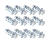Healifty Lot de 50 Vis d'Expansion M5 X 25 MM en Acier au Carbone Écrous à Pétales Métalliques pour Plaques de Plâtre et Béton Boulons d'Ancrage Robustes pour Fixation Murale et Plafond