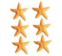 Healifty Lot De 6 Aimants De Réfrigérateur Animaux Étoile De Mer Jaune, Magnets Cuisine Décoratifs, Fixation Solide, Décoration Intérieure Créative