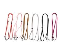 Healifty Lot de 6 Cordons pour Lunettes de Sport Réglables Antidérapants en Tissu Solide, Accessoires Fixes Multicolores pour Activités Extérieures et Protection des Yeux