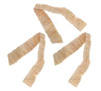 Healifty Lot de 6 Mini Toits de Chaume Artificiels 4 X 30 Cm, Rouleaux de Chaume Décoratifs pour Maisons de Poupées, Bricolage Miniature, Décoration Rustique de Dioramas et Scènes de