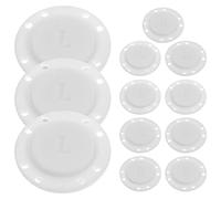 Healifty Lot de 6 paires de boutons magnétiques à fermeture aimantée pour la couture artisanale Noir, Aimant, Blanc., 2,2 x 2,2 cm