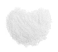 Healifty Lot de 60 000 mini perles en mousse de polystyrène blanches pour enfants, loisirs créatifs, décoration de Noël, 2,5 à 3,5 mm