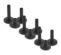 Healifty Lot de 9 Manchons de Cymbales à Embase à Bride pour Batterie, Accessoires de Remplacement en Plastique, Hauteurs 6,2 CM, 5 CM et 2,8 CM, Compatibles Batteries Acoustiques et