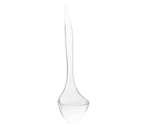 Healifty Louche de Service Plastique Transparent à Long Manche Ustensile Robuste Réutilisable pour Soupe Sauce Buffet et Cuisine Quotidienne