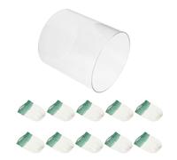 Healifty Manchon Abat-Jour pour Lanterne à Gaz Grand Format 1 Pièce 10 Manchons Verts Résistant Haute Température Pare-Vent Compatible Lanterne de Camping et Éclairage Extérieur