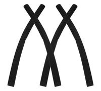 Healifty Manchons en Mousse Noire Lot de 4 Pièces, Housse Confortable et Antidérapante pour et Meilleure Prise en Main Lors de L'utilisation pour Poignée de Poussette Bébé
