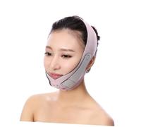 Healifty Masque de Levage Visage Amincissant Bande Élastique Ajustable pour Menton Fin et Muscle Masséter Sangle Effet Lifting Bandeau Double Menton Soutien Nocturne Couleur Rose