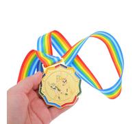 Healifty Médailles d'or pour Garçon et Filles avec Ruban Autour du Cou Médaille de Récompense Sportive pour Patinage Artistique et Roller Prix de Première Place pour Compétitions Jeunesse