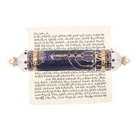 Healifty Mezouza en Métal Décorative Juive Petit Format, Parchemin Religieux Symboles Juifs, Ornement De Mezouza De Prière pour Décoration De Porte Intérieure