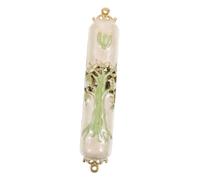 Healifty Mezuzah Métallique Rétro Décoratif avec Parchemin Sacré pour Porte Maison Ornement Religieux Symbolique Et Bénédiction Protectrice