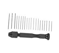 Healifty Mini Perceuse Manuelle en Métal Portable pour Loisirs Créatifs et Voyages, Forets Minuscules Précis pour Débutants, Outil Compact pour Perçage Minute