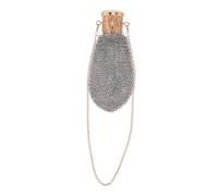Healifty Mini Sac Filet Métallique Pochette Portefeuille Vintage Boîte à Trésors avec Couvercle à Visser Porte-Monnaie pour Femme Et Bijoux