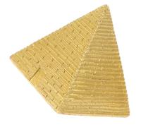 Healifty Mini Statue de Pyramide Égyptienne Résine Décoration Vintage pour Bibliothèque et Cabinet Modèle et Facile à Entretenir pour Aménagement Intérieur et Souvenirs