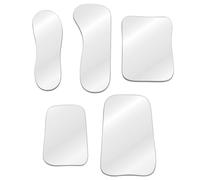 Healifty Miroir Buccal Intra-Oral 5 Pièces Miroir D'Inspection Buccale Spéculum Buccal Outil Pour Contrôle Caries Et Tartre Usage Familial Et Professionnel