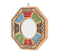 Healifty Miroir Concave Feng Shui Bagua Chinois Feng Shui Bagua Miroir Protection Contre L'énergie Négative Passive Et Miroir Convexe