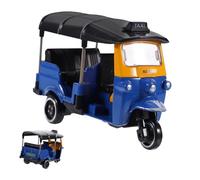 Healifty Modèle Tricycle Vintage Bleu Décor de Bureau Ornement en Alliage Style Ancien Cadeau Collectionneur