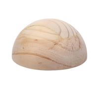 Healifty Moule à Poterie en Bois de Pin Beige Demi-Globe Géométrique 12 CM pour Projets Céramiques et Façonnage Artisanal DIY Facile à Nettoyer