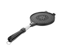 Healifty Moule à Œufs Antiadhésif pour Crêpes Croustillantes et Gaufres Poêle Cuisson Uniforme avec Poignée Antidérapante Plateau de Cuisson pour Omelettes et Cornets Glacés
